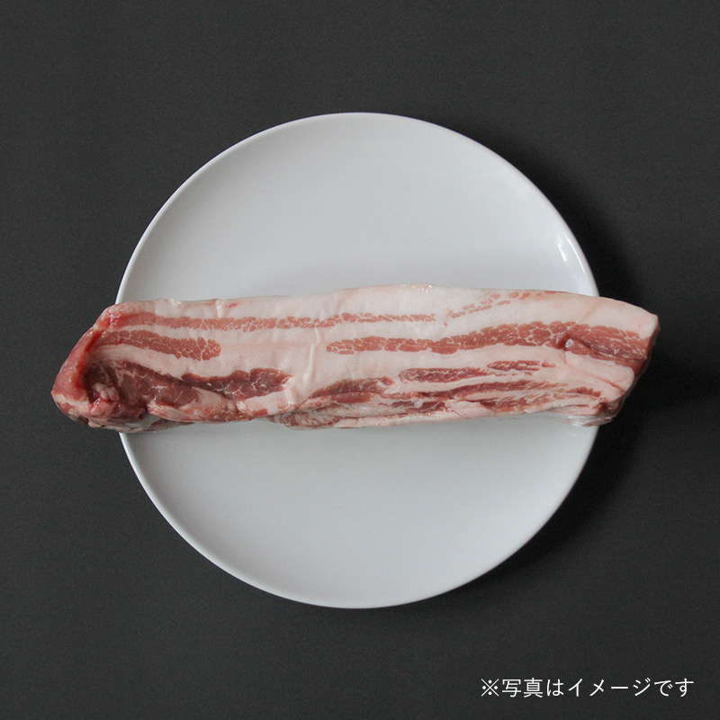 氷見放牧豚] バラ肉 1kgカット 精肉 B.B.FARM